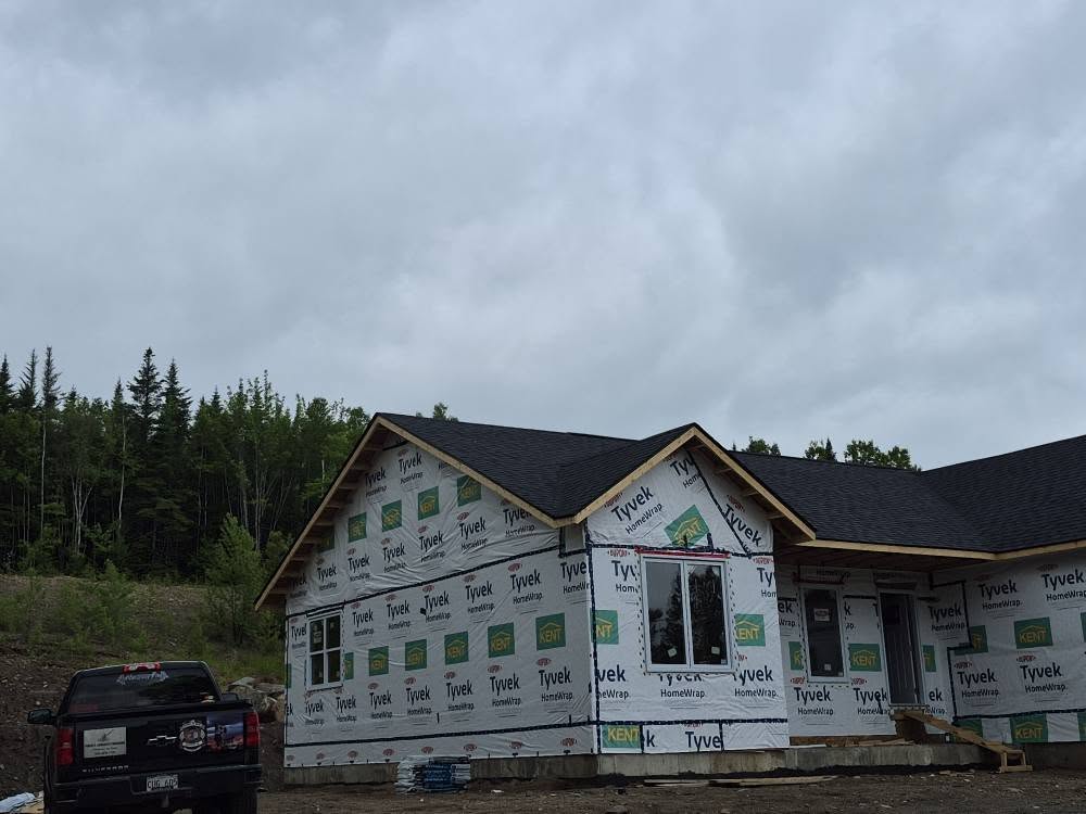 Completed roofing project